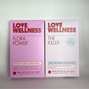 Love Wellness Flora Power and The Killer Suppositories